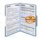 Smead Folders, 2 Fasteners, 1/3 AST Tab Cut, Legal, 50/BX, Blue PK SMD17040 - alternate 1